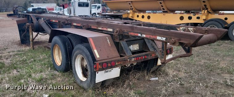 image for item ML9285 1995 roll-off container trailer