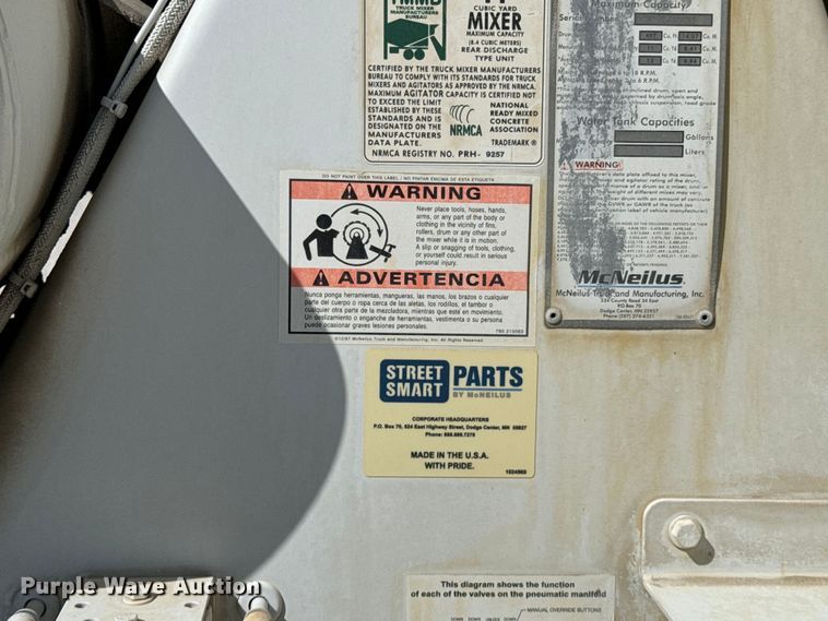 image for item ND9261 2016 Kenworth W900 ready mix truck