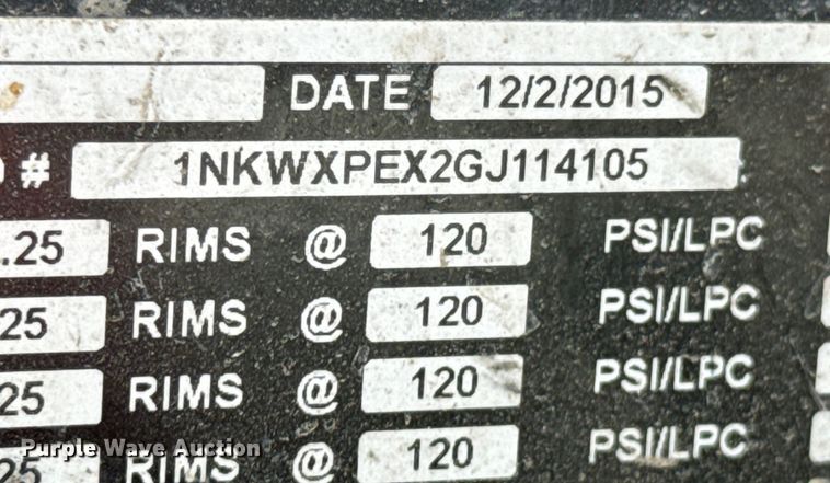 image for item ND9261 2016 Kenworth W900 ready mix truck