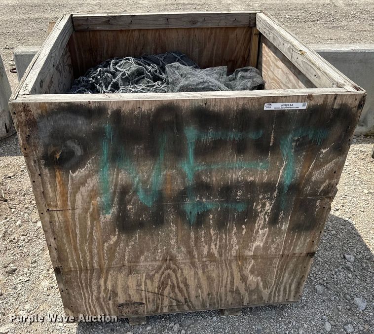(2) bins of debris netting in Wichita, KS Item NH9134 for sale