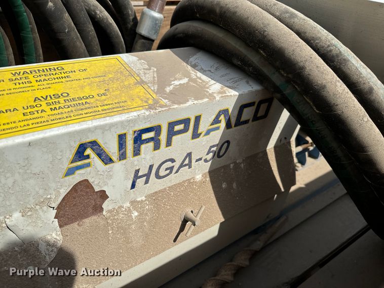 image for item NH9137 Airplaco HGA-50 pneumatic grout pump