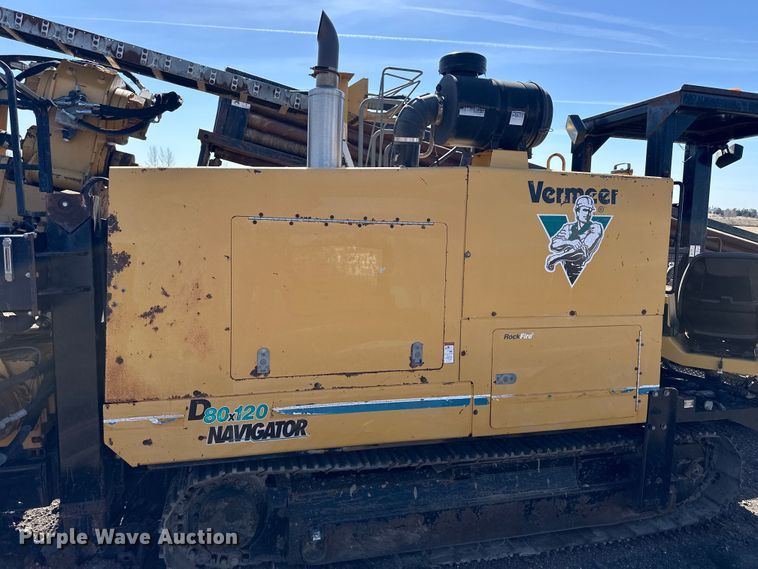 image for item NJ9470 2001 Vermeer D80x120 Navigator  directional boring unit