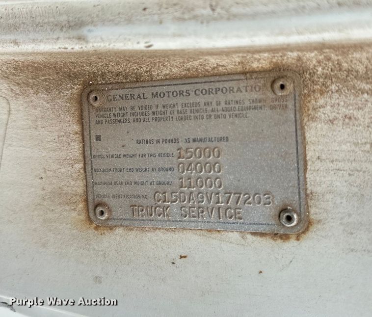 image for item NR9836 1979 Chevrolet  C50 bucket truck