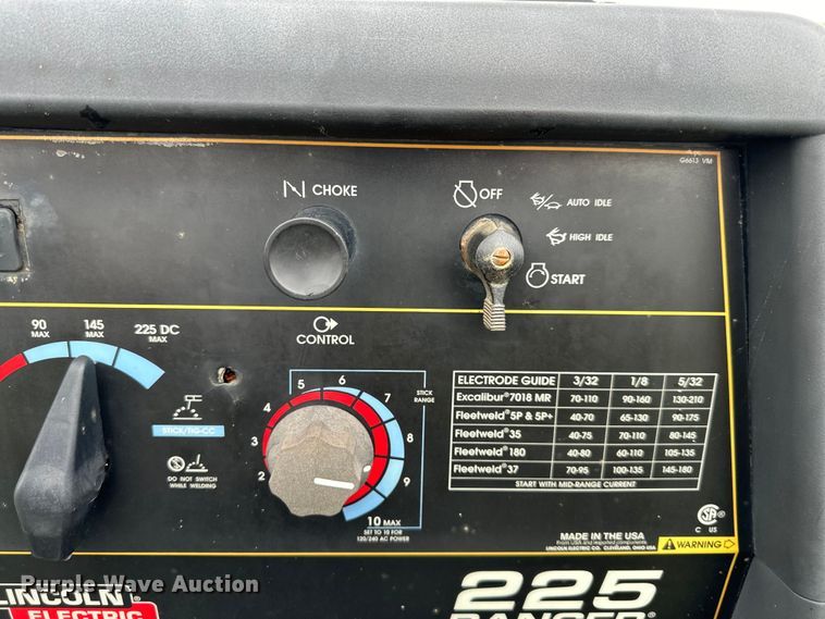 image for item NT9185 Lincoln Electric 225 Ranger  welder