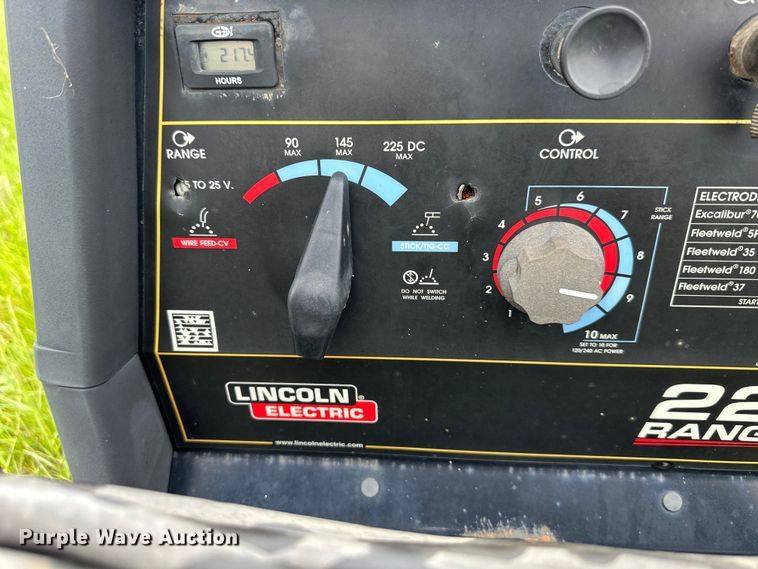 image for item NT9185 Lincoln Electric 225 Ranger  welder