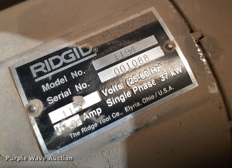 image for item NV9064 Rigid 535 pipe threader