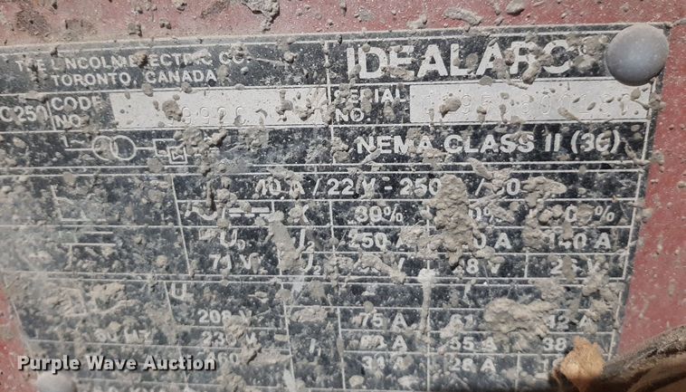 image for item NV9065 Lincoln Idealarc 250 welder