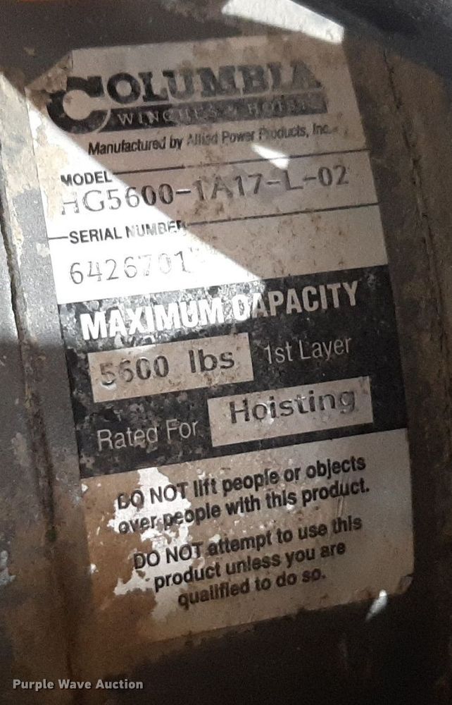 image for item NV9067 (4) hoists