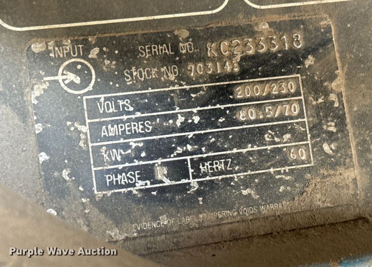 image for item NV9073 Millerm Spectrum 500 plasma cutter