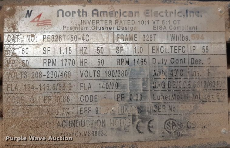 image for item NV9087 North American Electric electric motor