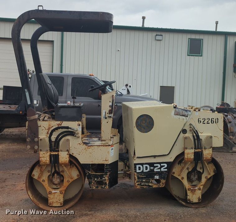 image for item NZ9638 Ingersoll Rand DD-22 double drum vibratory roller