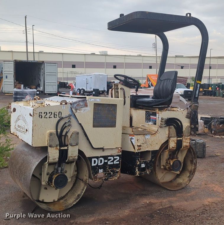 image for item NZ9638 Ingersoll Rand DD-22 double drum vibratory roller