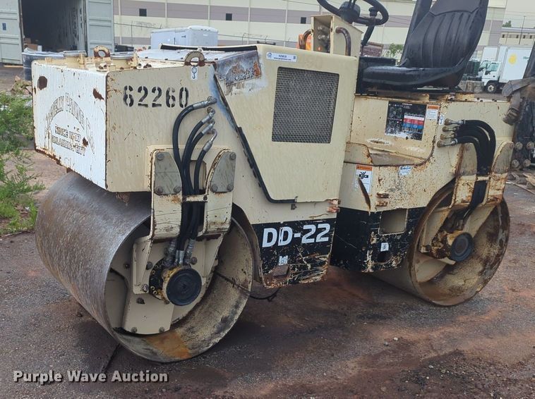 image for item NZ9638 Ingersoll Rand DD-22 double drum vibratory roller