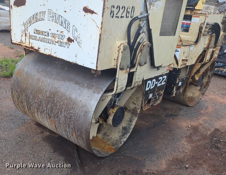 image for item NZ9638 Ingersoll Rand DD-22 double drum vibratory roller