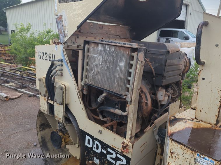 image for item NZ9638 Ingersoll Rand DD-22 double drum vibratory roller