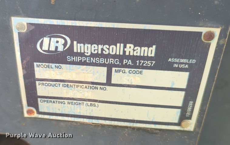 image for item NZ9658 2005 Ingersoll Rand SD45D TF single drum vibratory roller