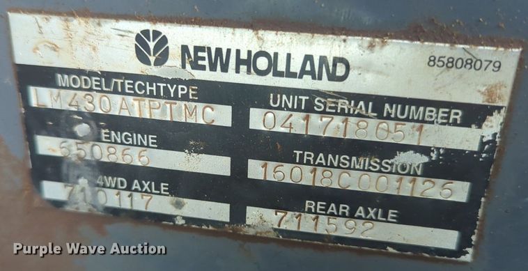 image for item NZ9680 2000 New Holland LM430 telehandler