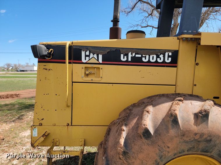 image for item NZ9760 1998 Caterpillar  CP-563C single drum vibratory roller