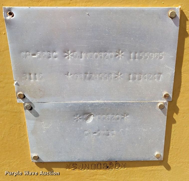 image for item NZ9760 1998 Caterpillar  CP-563C single drum vibratory roller