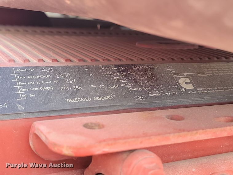 image for item NZ9762 2012 Freightliner  Cascadia  roll-off container truck