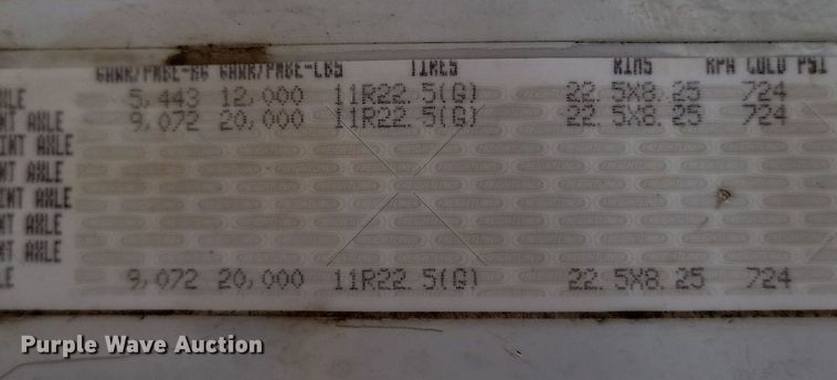 image for item NZ9762 2012 Freightliner  Cascadia  roll-off container truck