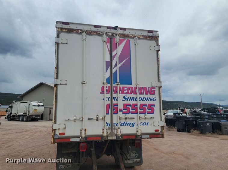 image for item NZ9767 2003 International  4300 SBA  paper shredder truck