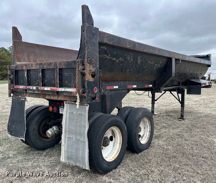 image for item OE9122 1985 Hobbs DRX-M2-30 end dump trailer