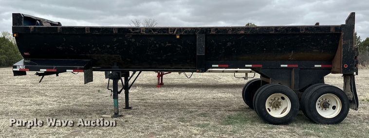 image for item OE9122 1985 Hobbs DRX-M2-30 end dump trailer