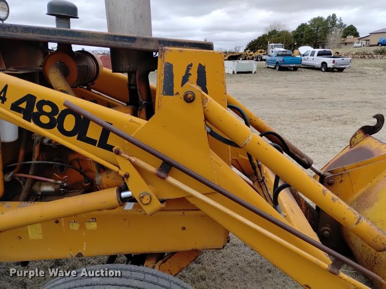 image for item OE9123 1981 Case 480D landscape tractor