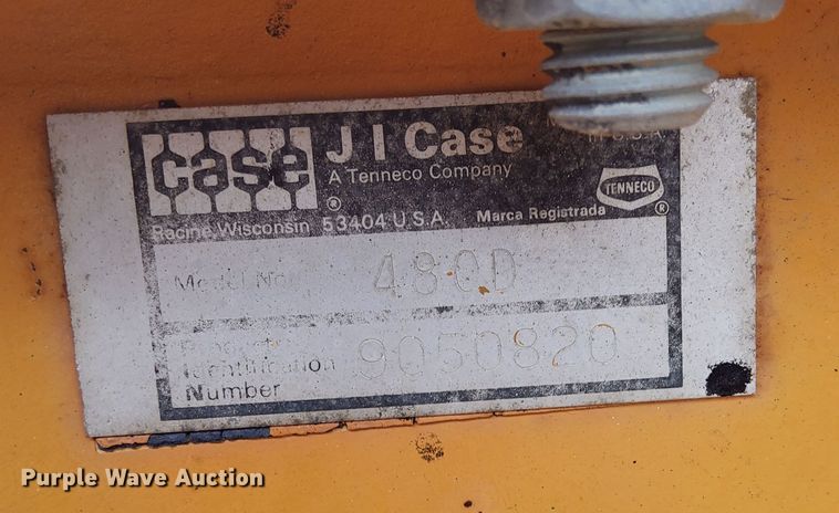 image for item OE9123 1981 Case 480D landscape tractor