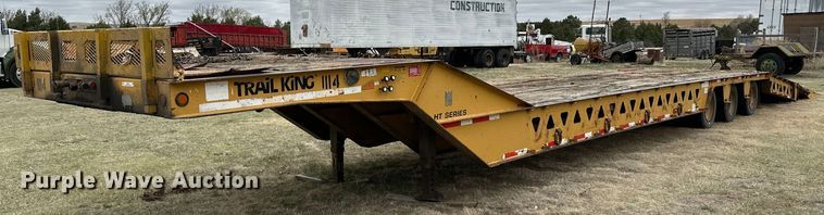 image for item OE9138 2003 Trail King TK110HT-523 drop deck hydratail equipment trailer