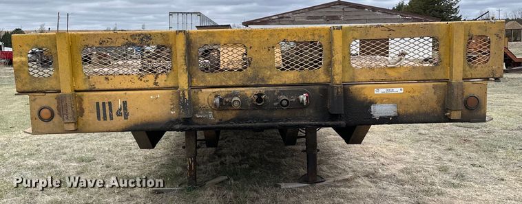 image for item OE9138 2003 Trail King TK110HT-523 drop deck hydratail equipment trailer