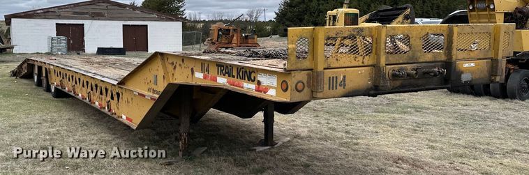 image for item OE9138 2003 Trail King TK110HT-523 drop deck hydratail equipment trailer