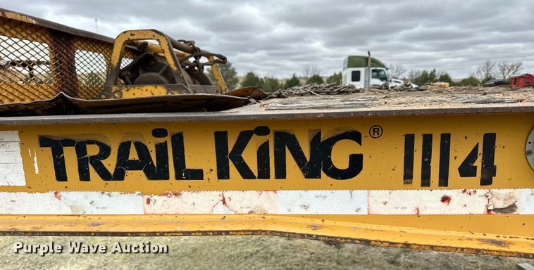 image for item OE9138 2003 Trail King TK110HT-523 drop deck hydratail equipment trailer