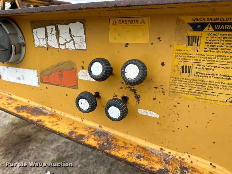 image for item OE9138 2003 Trail King TK110HT-523 drop deck hydratail equipment trailer