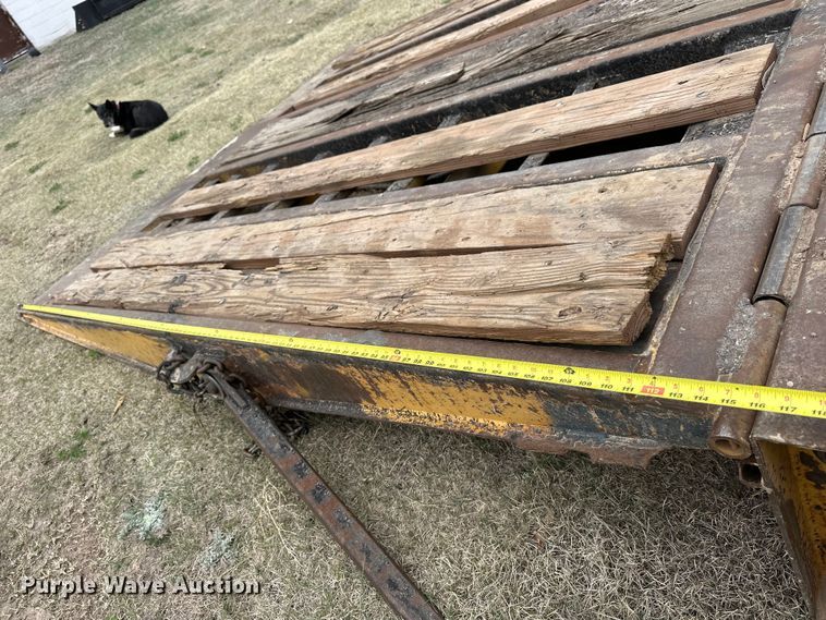 image for item OE9138 2003 Trail King TK110HT-523 drop deck hydratail equipment trailer