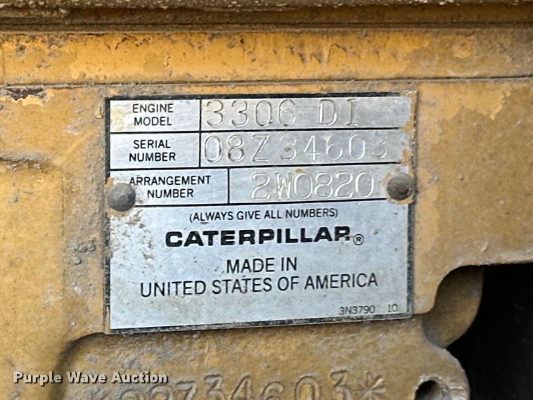 image for item OE9182 1986 Caterpillar  140G motor grader