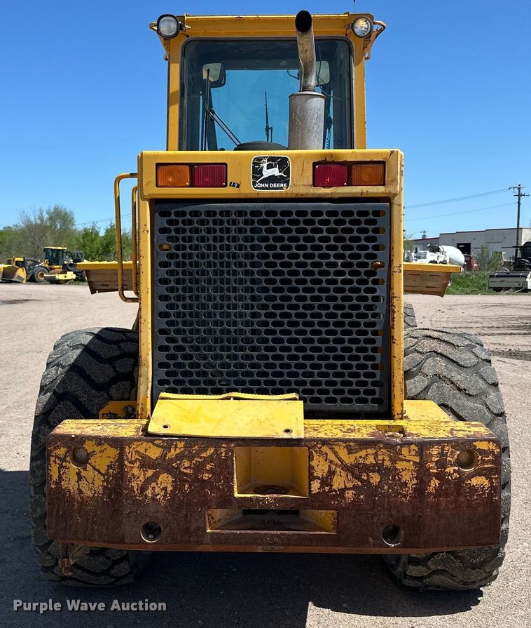 image for item OE9185 1989 John Deere  624E wheel loader