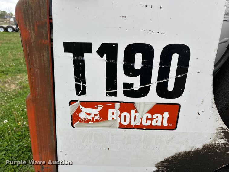 image for item OE9203 2008 Bobcat T190 tracked skid steer loader