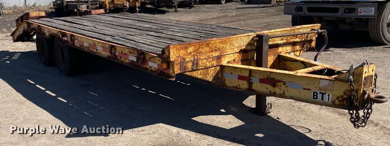 image for item OG9835 1994 Belshe  equipment trailer