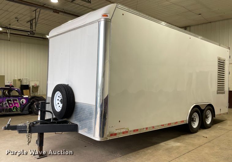 image for item OG9891 2017 United Trailers Inc. spray foam enclosed trailer