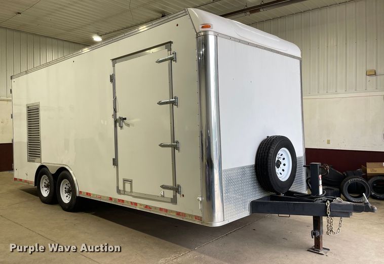 image for item OG9891 2017 United Trailers Inc. spray foam enclosed trailer