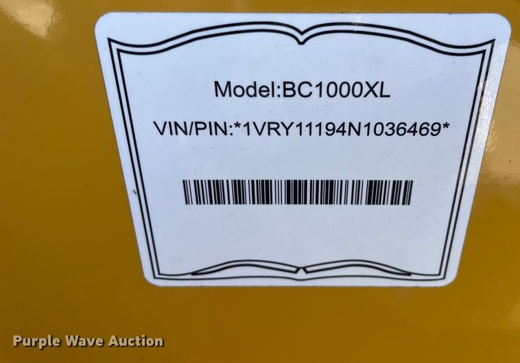 image for item OG9894 2022 Vermeer  BC1000XL wood chipper