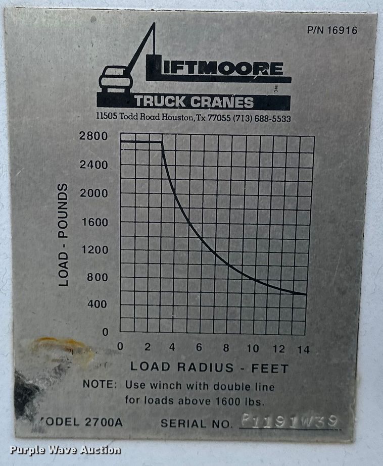 image for item OM9477 2001 Ford F450 Super Duty  Crew Cab utility / service truck