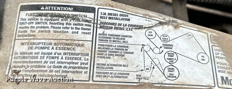 image for item OM9477 2001 Ford F450 Super Duty  Crew Cab utility / service truck