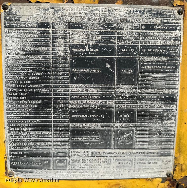 image for item OM9485 Pettibone  15 MultiKrane  crane 