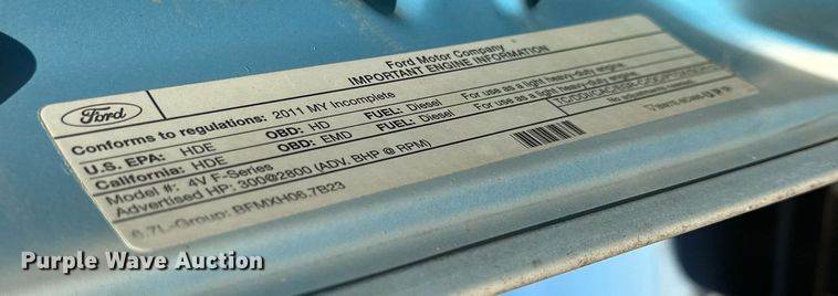 image for item OM9861 2011 Ford  F550 Super Duty XL bucket truck