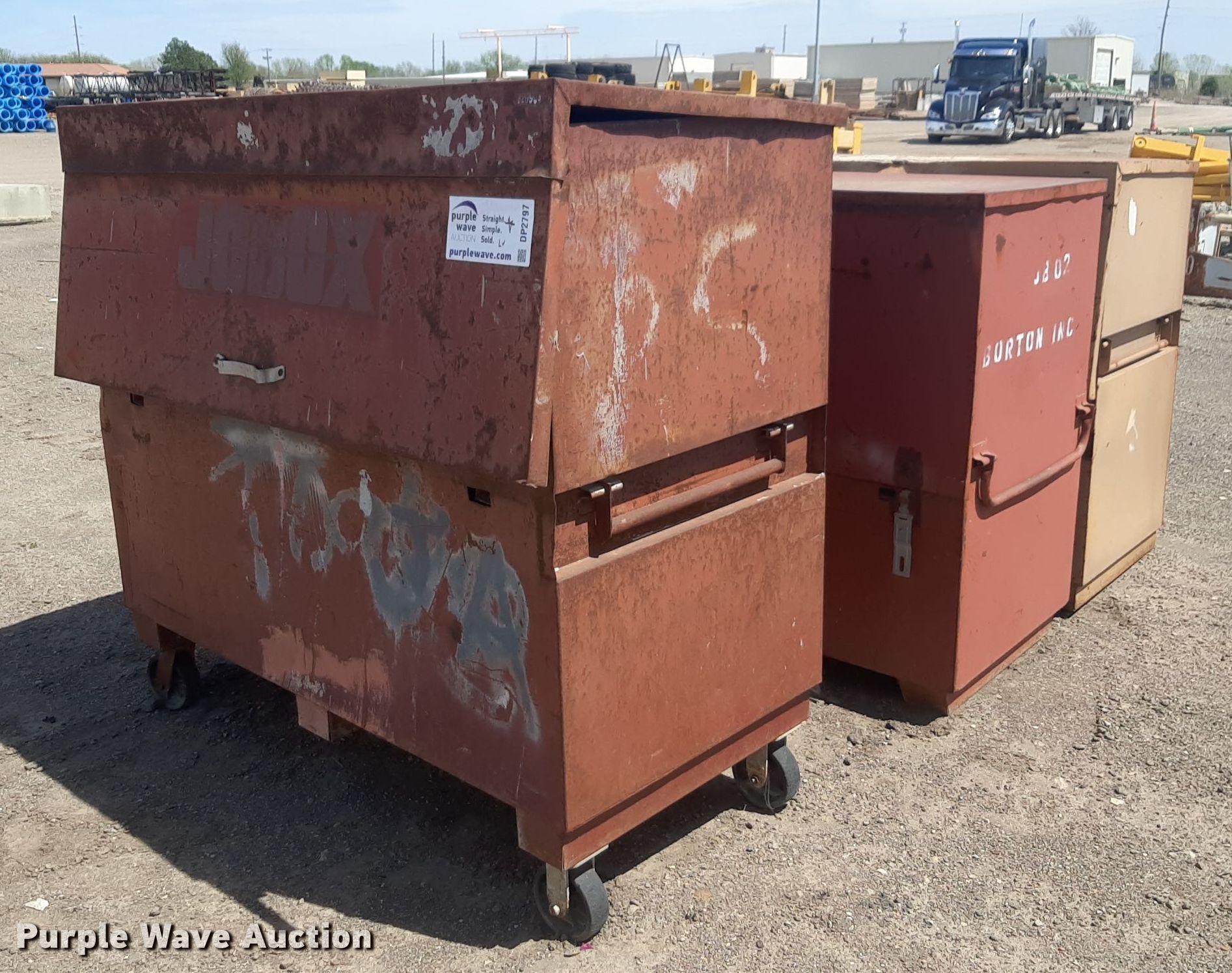 (3) toolboxes in Wichita, KS Item DP2797 for sale Purple Wave