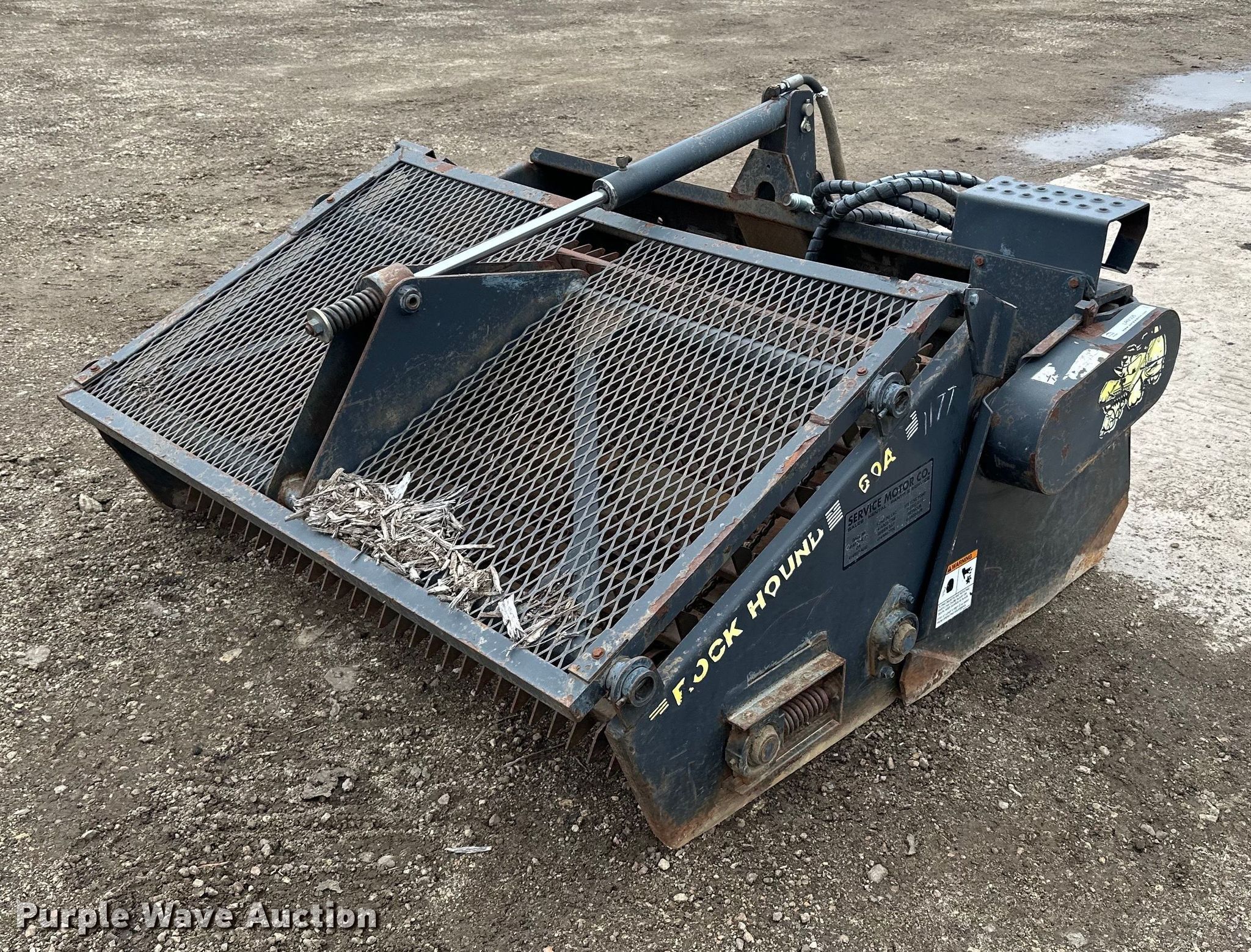 Kem Enterprises Rockhound 60A skid steer landscape rake in Kasson, MN