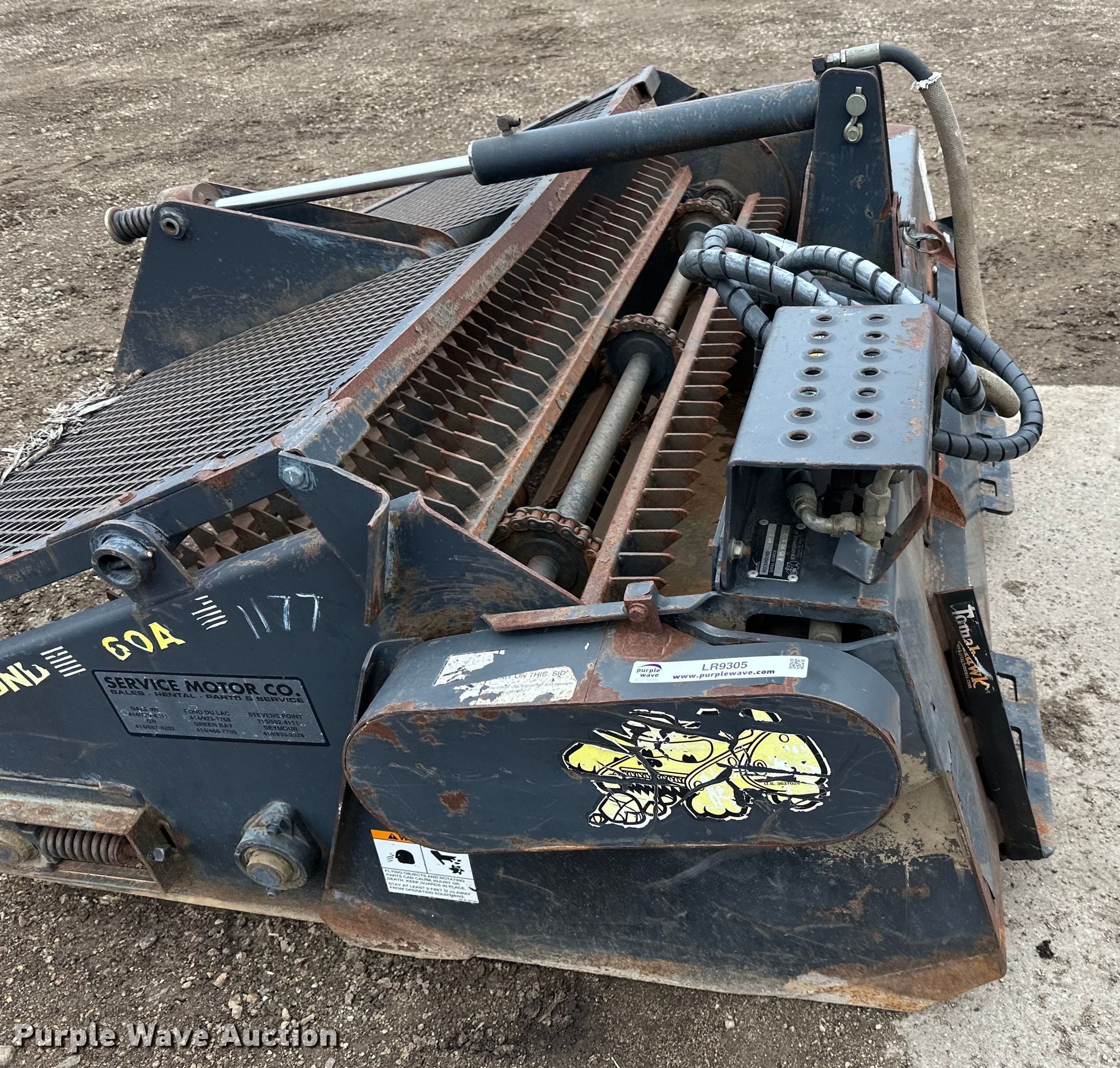 Kem Enterprises Rockhound 60A skid steer landscape rake in Kasson, MN